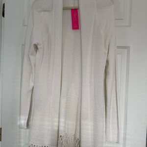 Lilly Pulitzer Tatum white cardigan